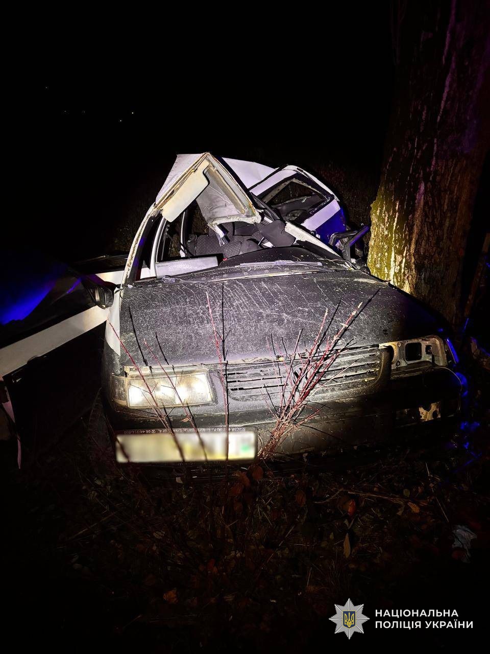 Автомобіль "Volkswagen" внаслідок ДТП