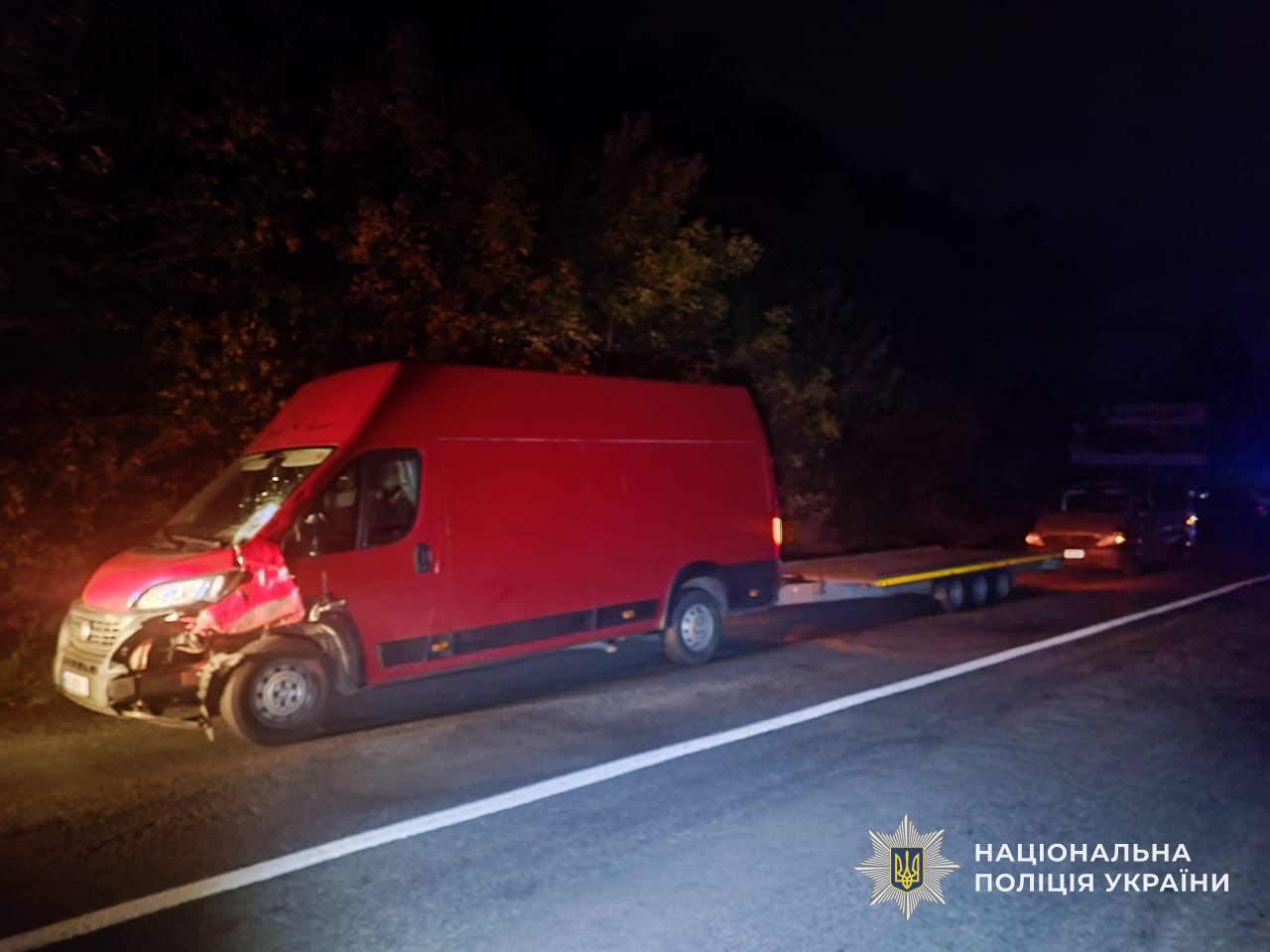 Водій повідомив, що скоїв наїзд на пішохода