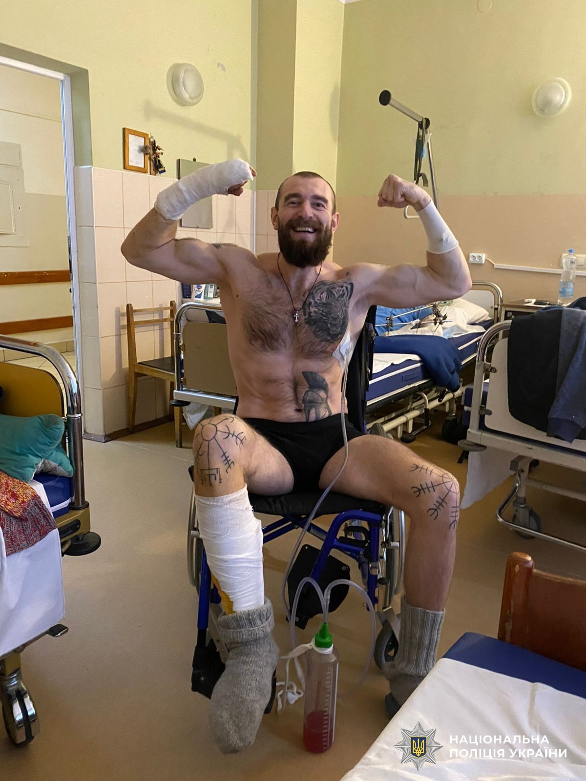 Поліцейський під час лікування у медзакладі
