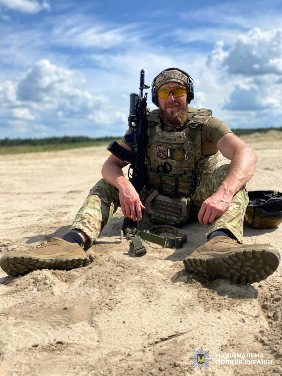 Поліцейський Іван Гучкович у зоні бойових дій