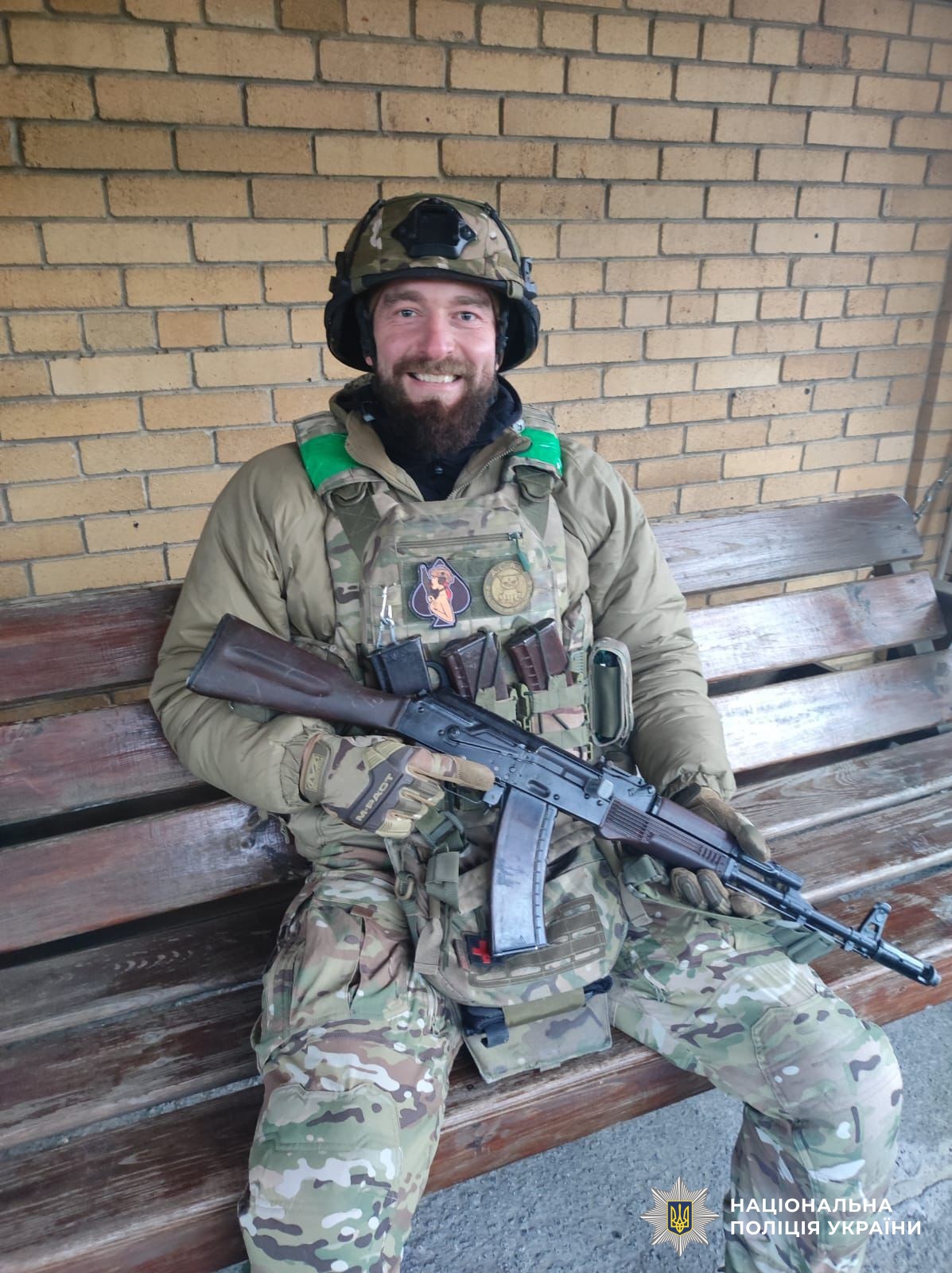 Іван Гучкович під час виконання ним бойових завдань на передовій