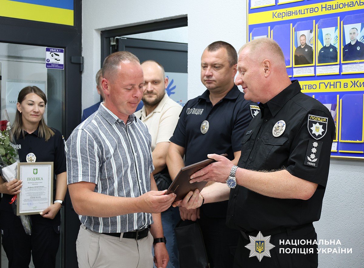 У Малинському відділенні поліції встановили систему Custody Records:  для прозорості поводження із затриманими