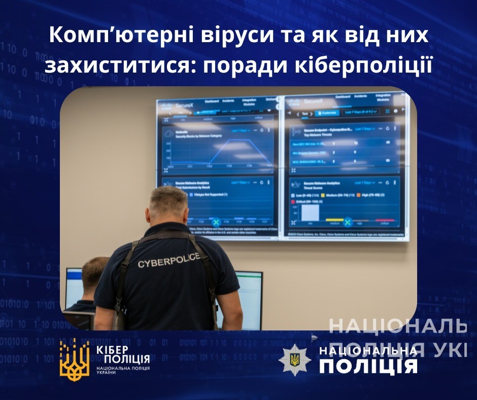 комп'ютерні віруси та як від них захиститися: поради кіберполіції комп'ютерні віруси та як від них захиститися: поради кіберполіції