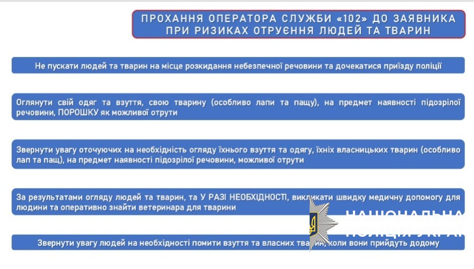 оператори підрозділів «102» та диспетчери поліції пройшли тренінги з реагування на повідомлення про жорстоке поводження з тваринами