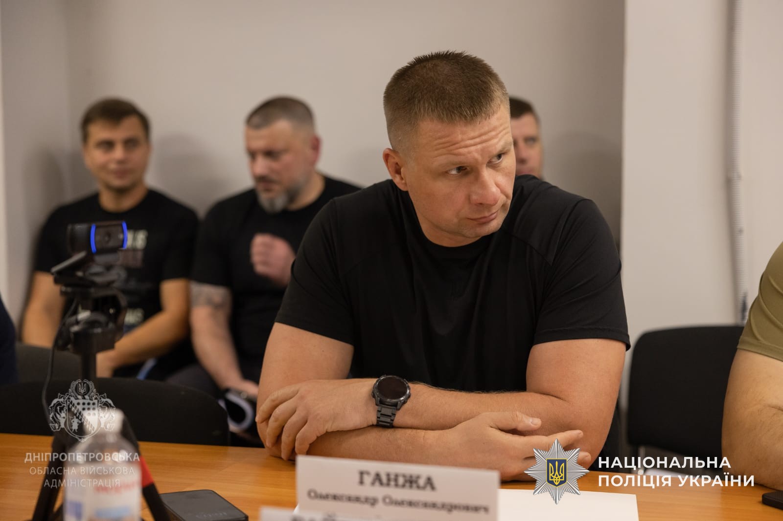 Начальник обласної поліції Олександр Ганжа на засіданні Ради оборони області