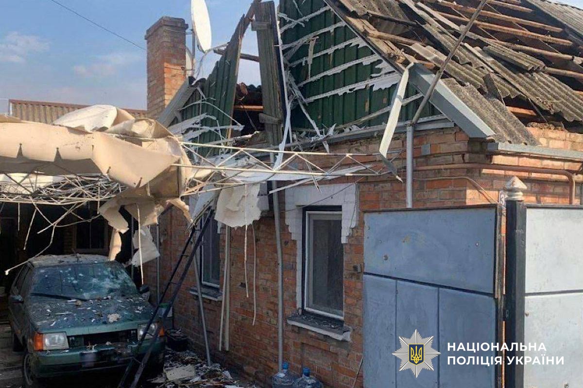 ворог атакував нікопольський район області
