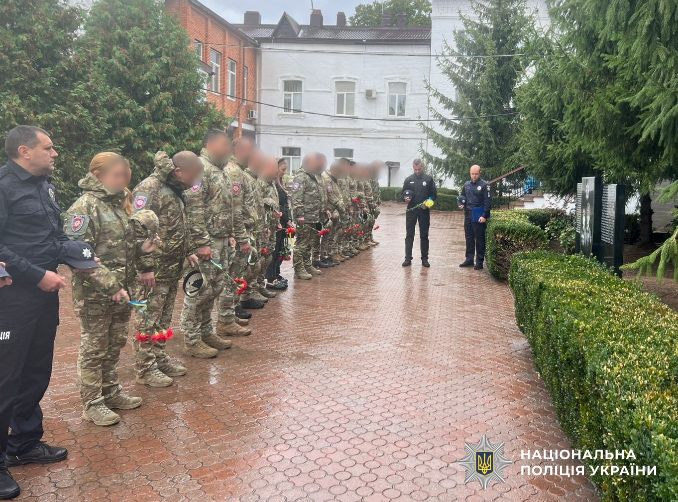 вшанування поліцейськими пам'яті загиблих колег