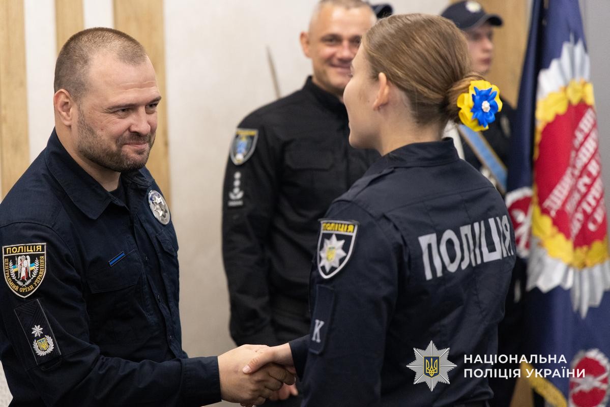 поліцейські привітали курсантів зі складанням Присяги поліцейського