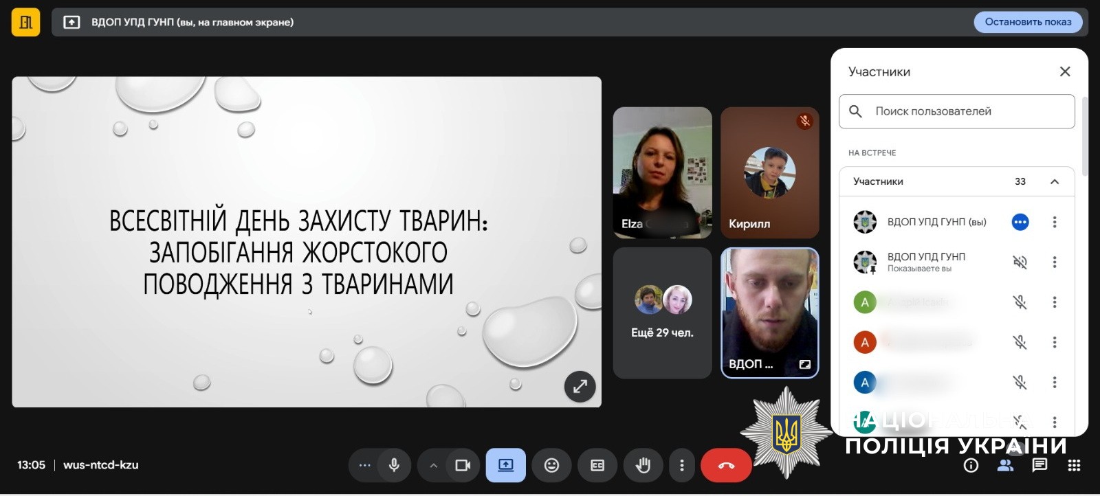 онлайн урок до Всесвітнього дня захисту тварин