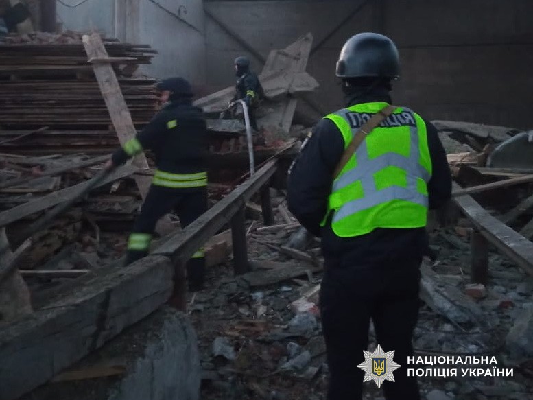 Поліція документує наслідки обстрілу рф