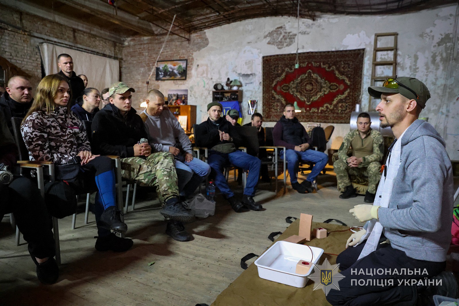 Тренування з евакуації поранених.