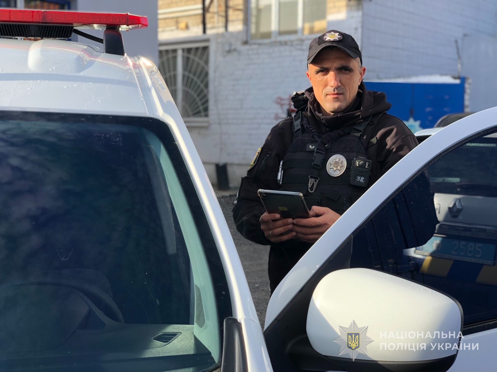 Поліцейський відділу реагування патрульної поліції Білгород-Дністровського районного відділу поліції Руслан Бєлий