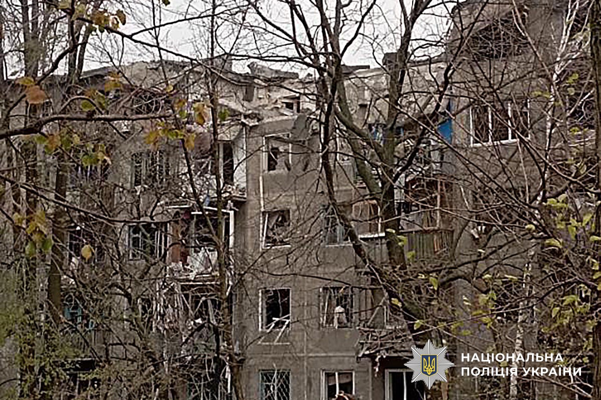 Зруйнована багатоповерхівка