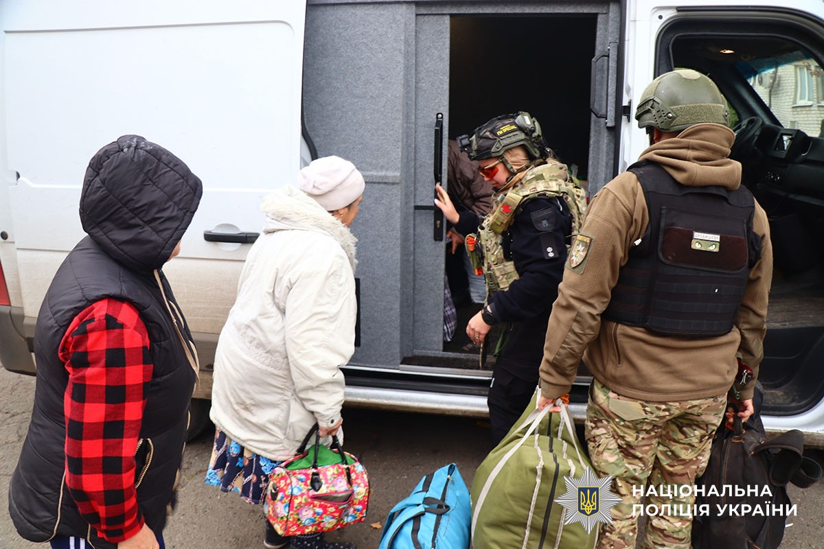 Евакуація людей з Лиману