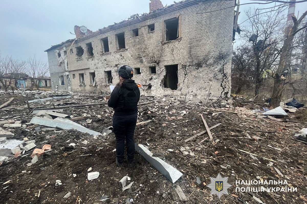 Поліція документує наслідки обстрілів