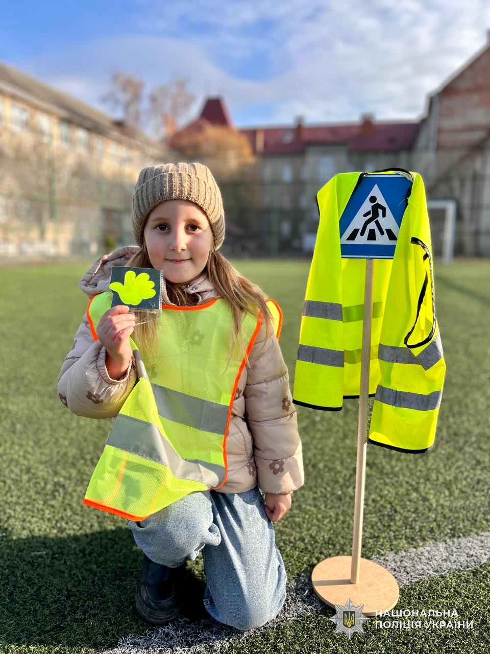 Інспектори служби освітньої безпеки поліції Закарпаття навчають дітей безпеці дорожнього руху
