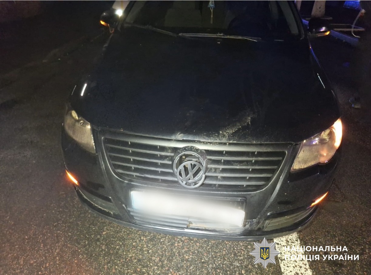 автомобіль на місці ДТП