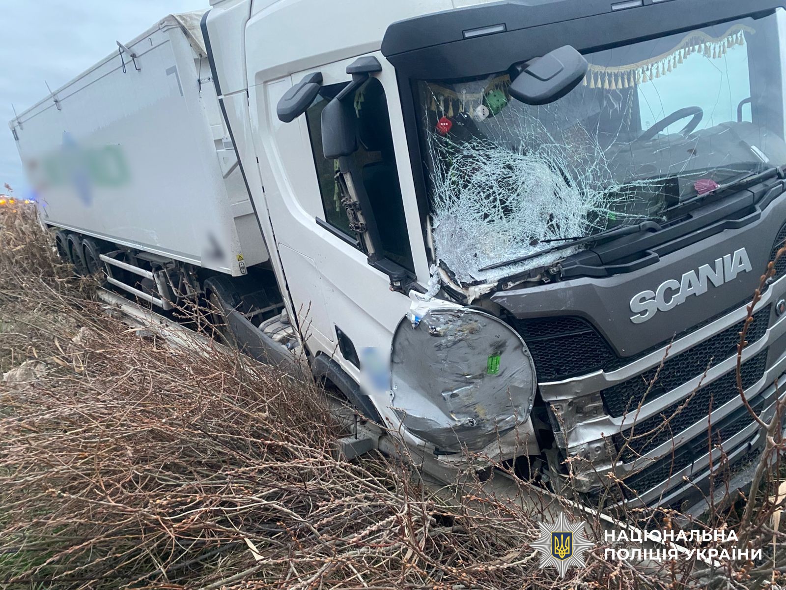 вантажний автомобіль на місці ДПТ