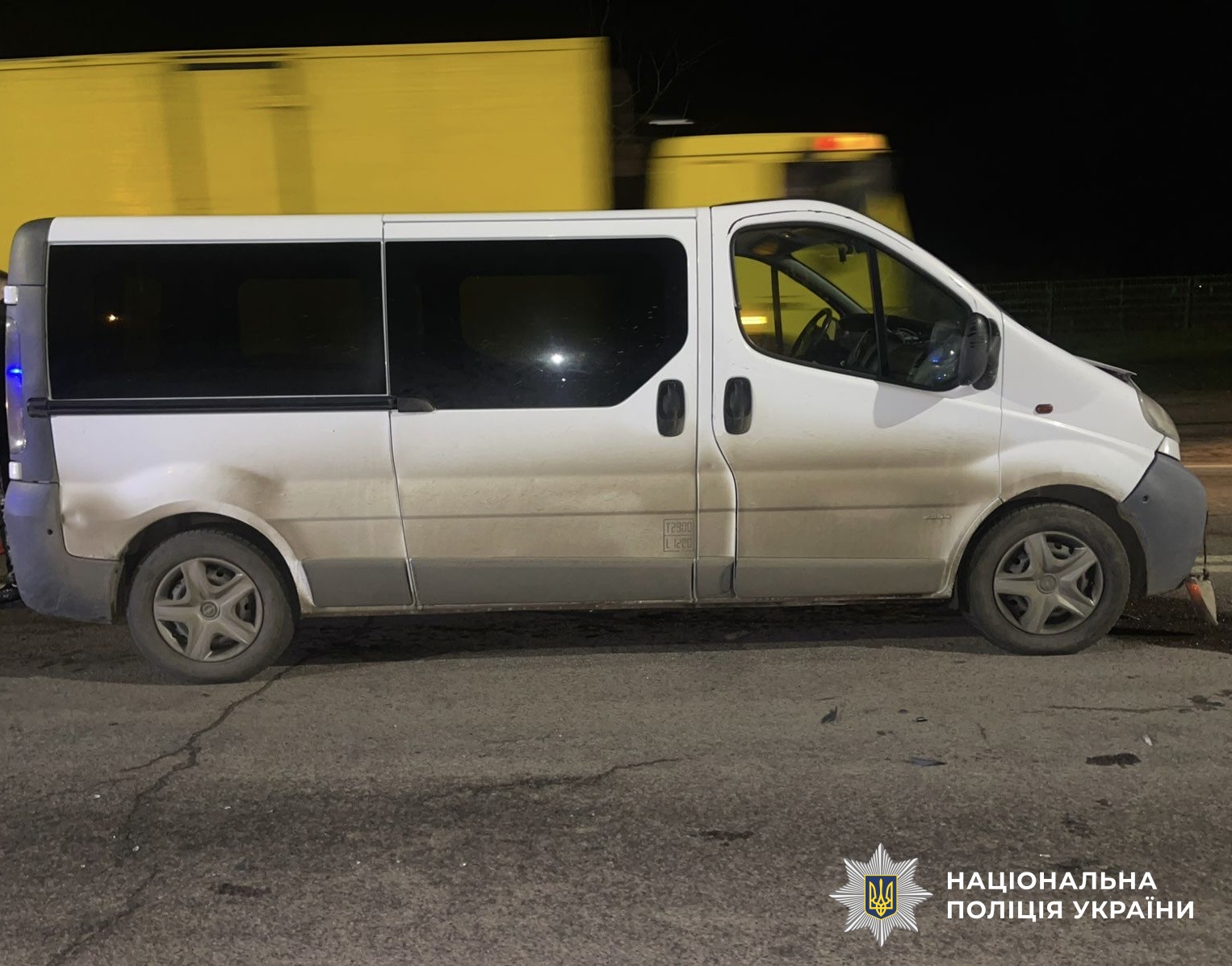 Автомобіль на місці ДТП