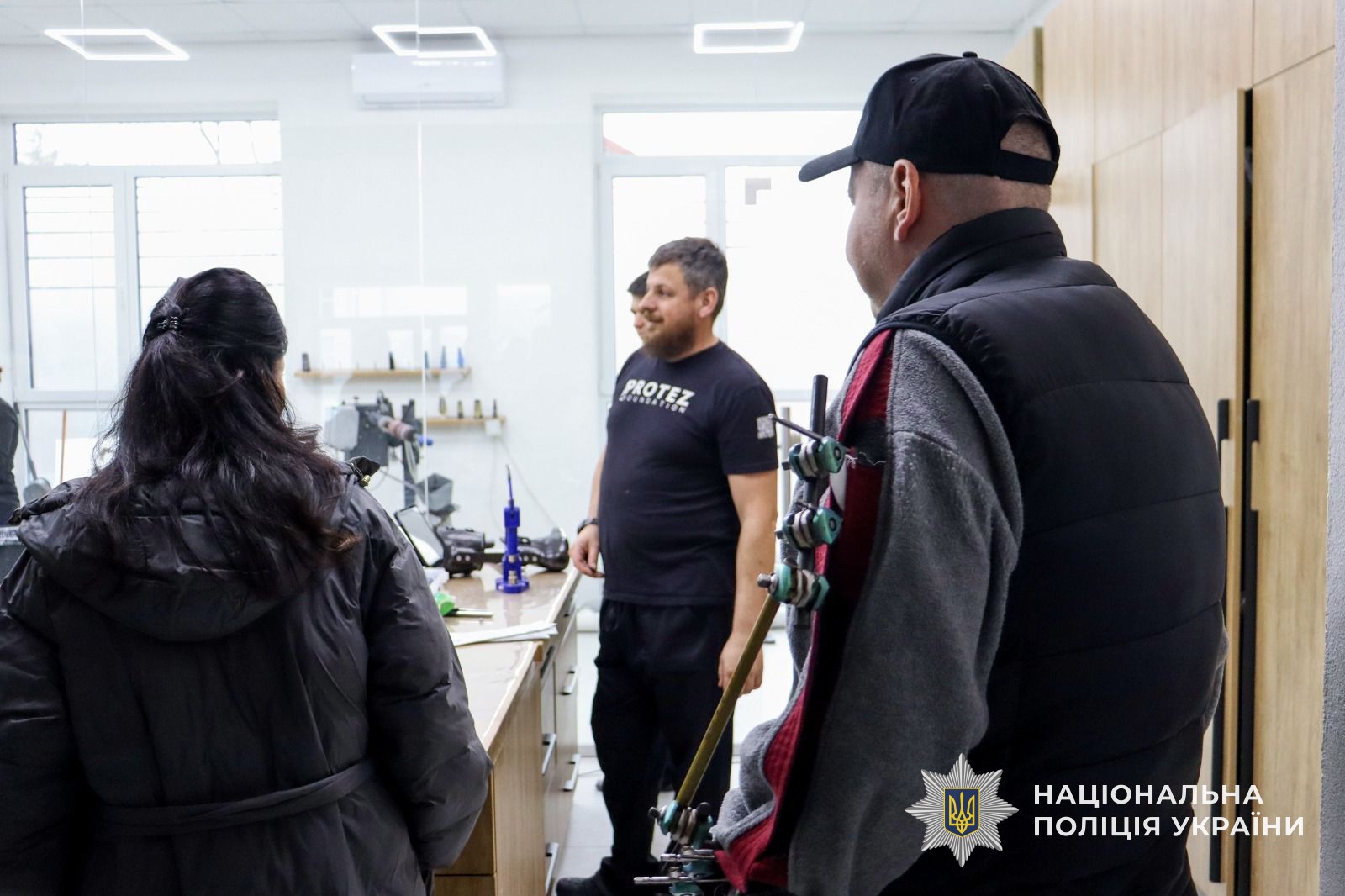 Співробітники ГУНП в Закарпатській області разом з ветеранами на базі «Protez Foundation» у місті Свалява