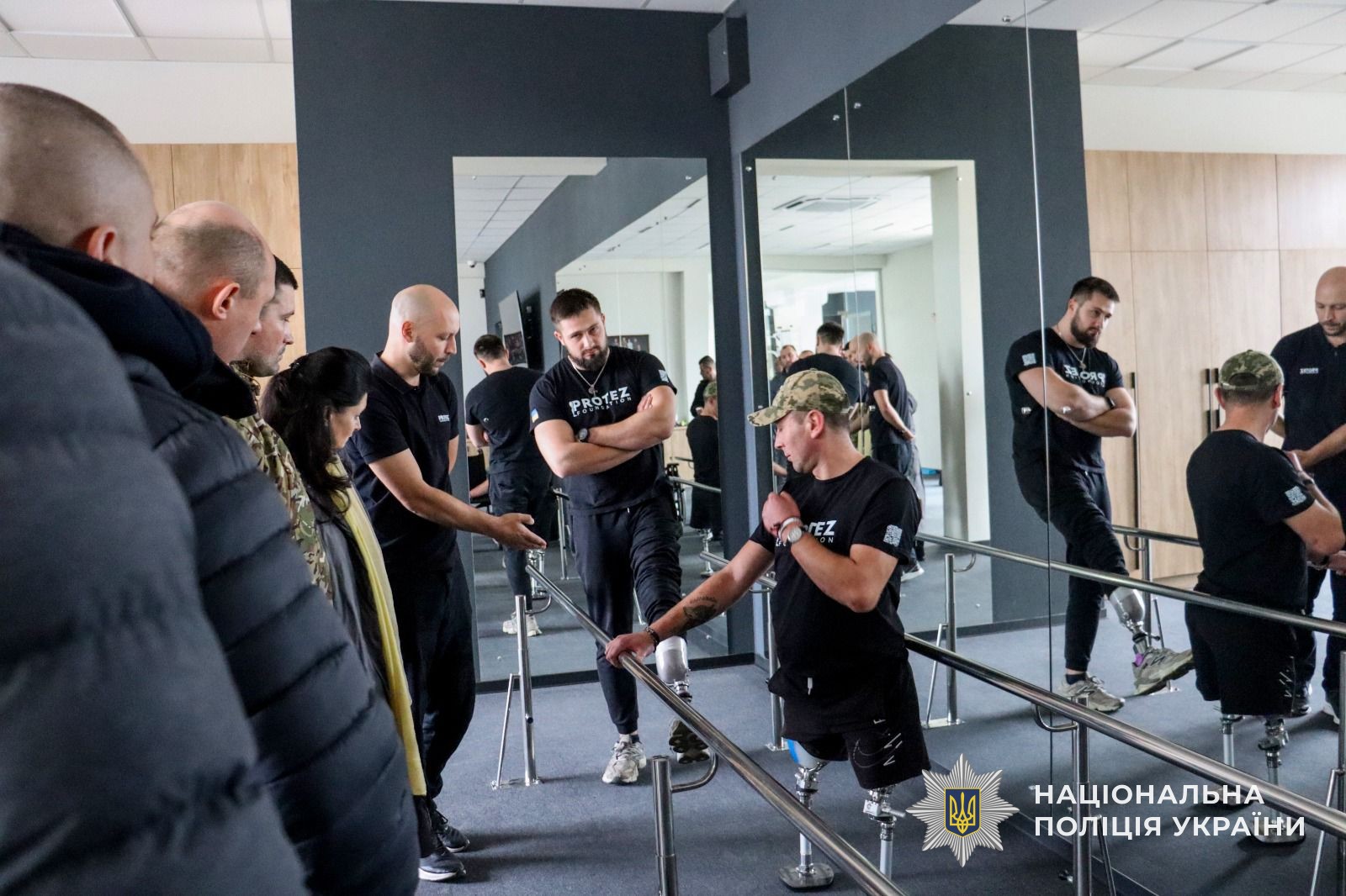 Співробітники ГУНП в Закарпатській області разом з ветеранами на базі «Protez Foundation» у місті Свалява