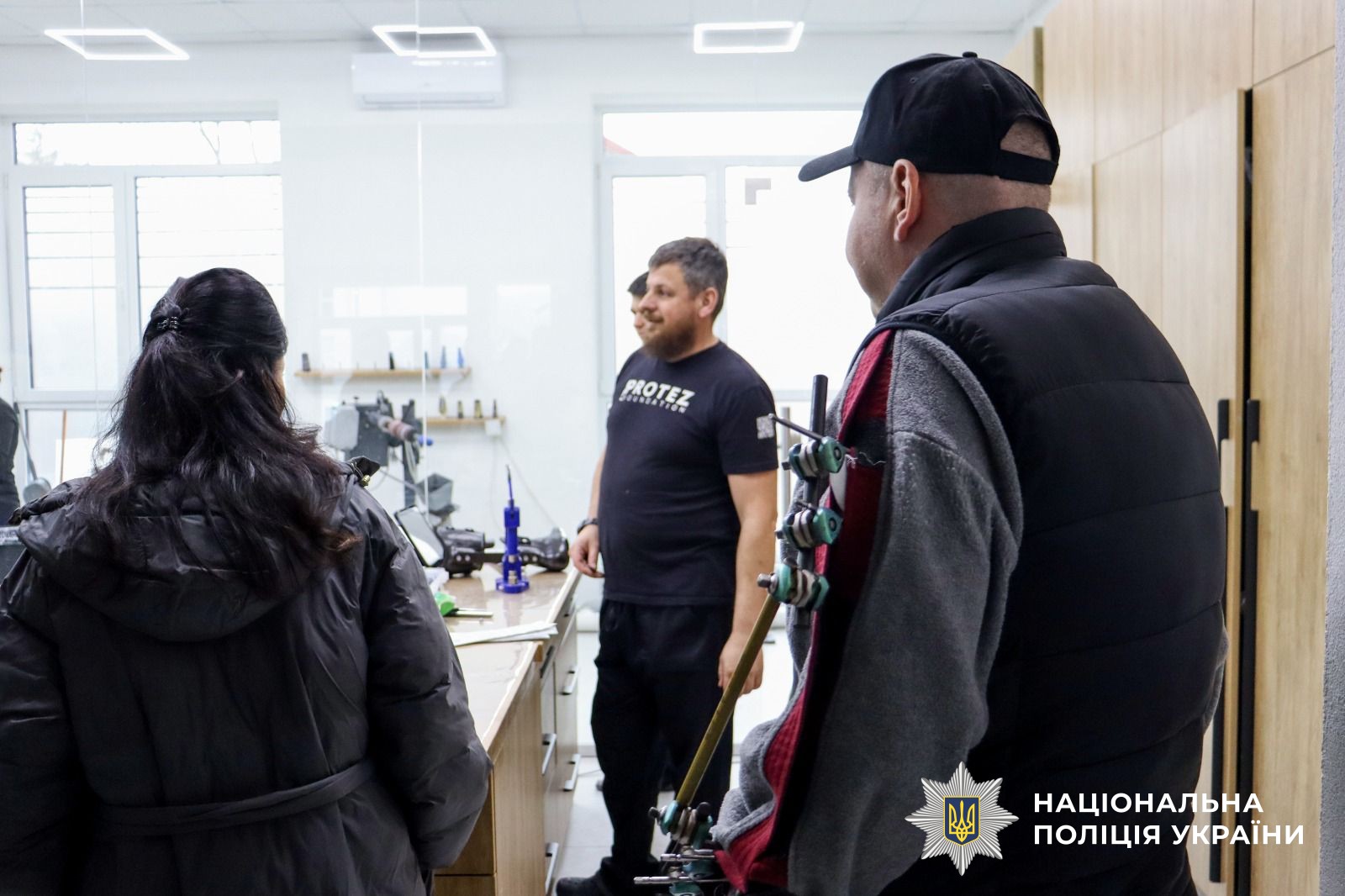 Співробітники ГУНП в Закарпатській області разом з ветеранами на базі «Protez Foundation» у місті Свалява