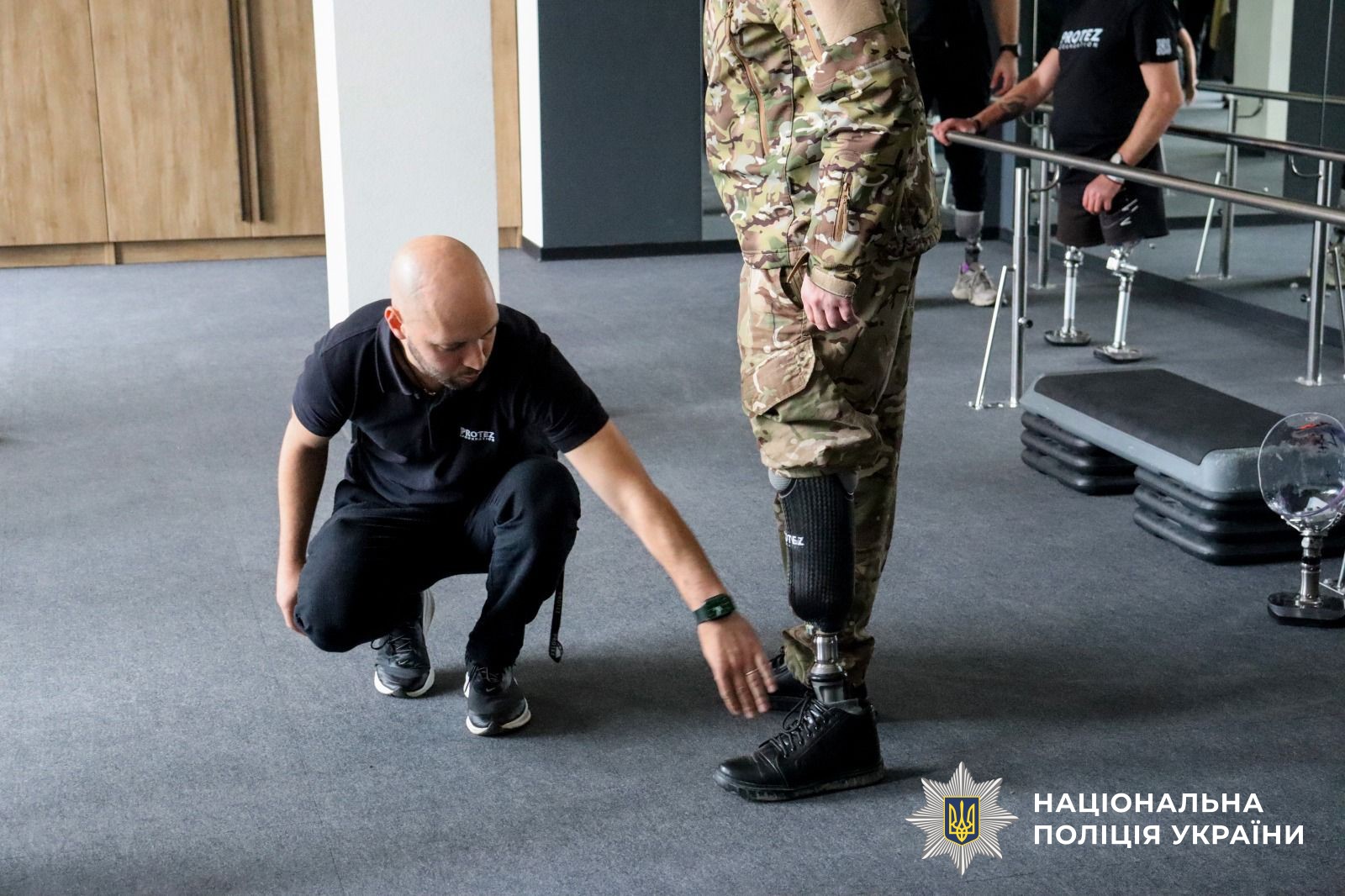 Співробітники ГУНП в Закарпатській області разом з ветеранами на базі «Protez Foundation» у місті Свалява