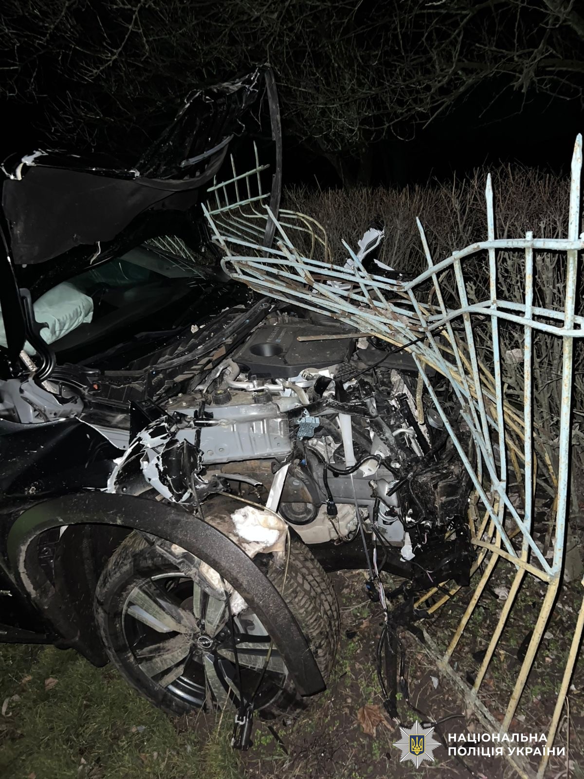 Автомобіль на місці ДТП