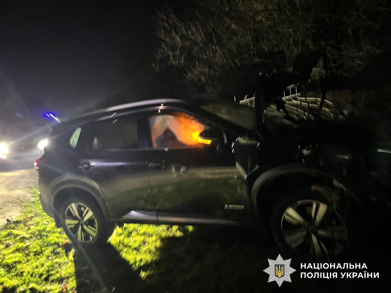 Автомобіль на місці ДТП