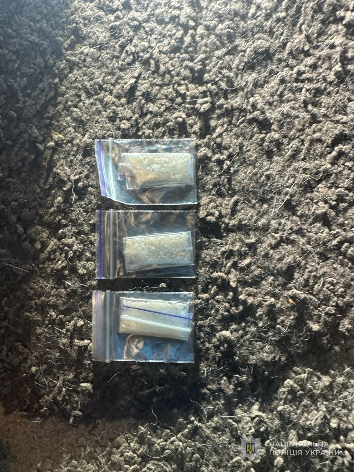 згортки з кристалічною речовиною