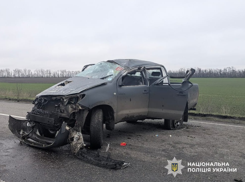 Автомобіль на місці ДТП