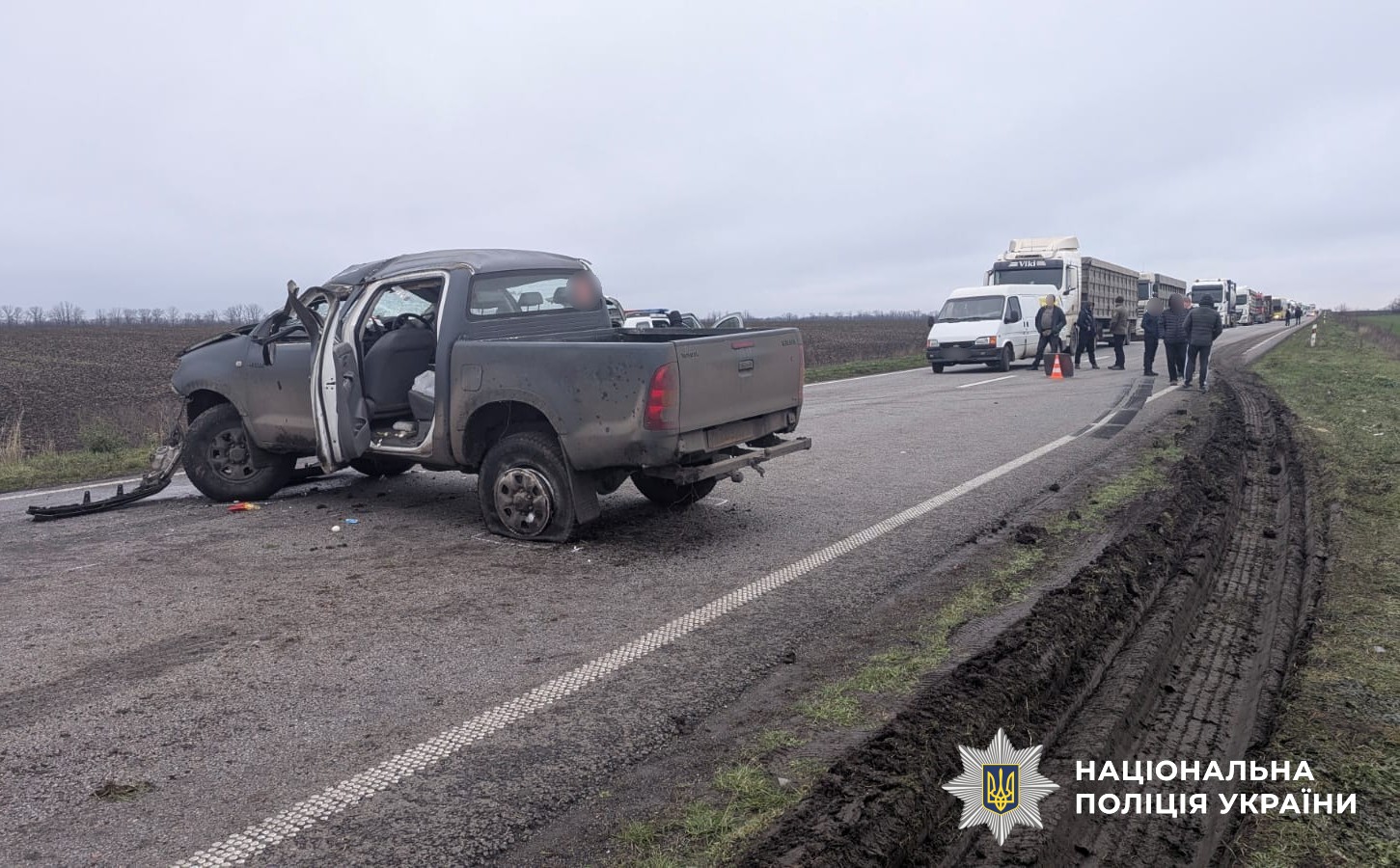 Автомобіль на місці ДТП