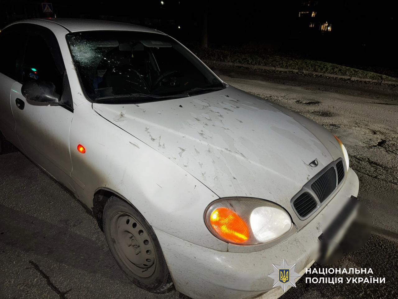 Автомобіль на місці ДТП