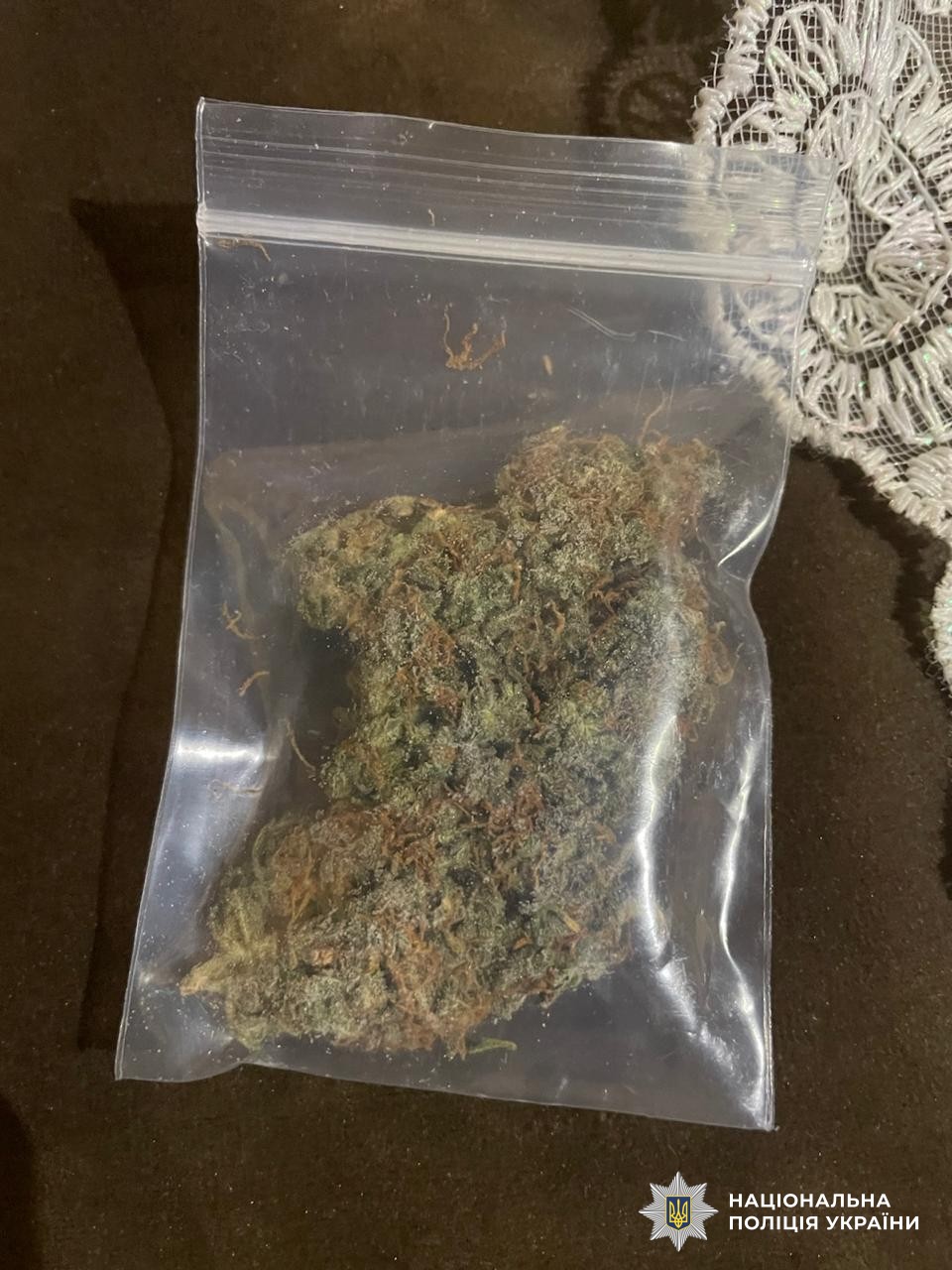Зіп пакети з наркотичною речовиною