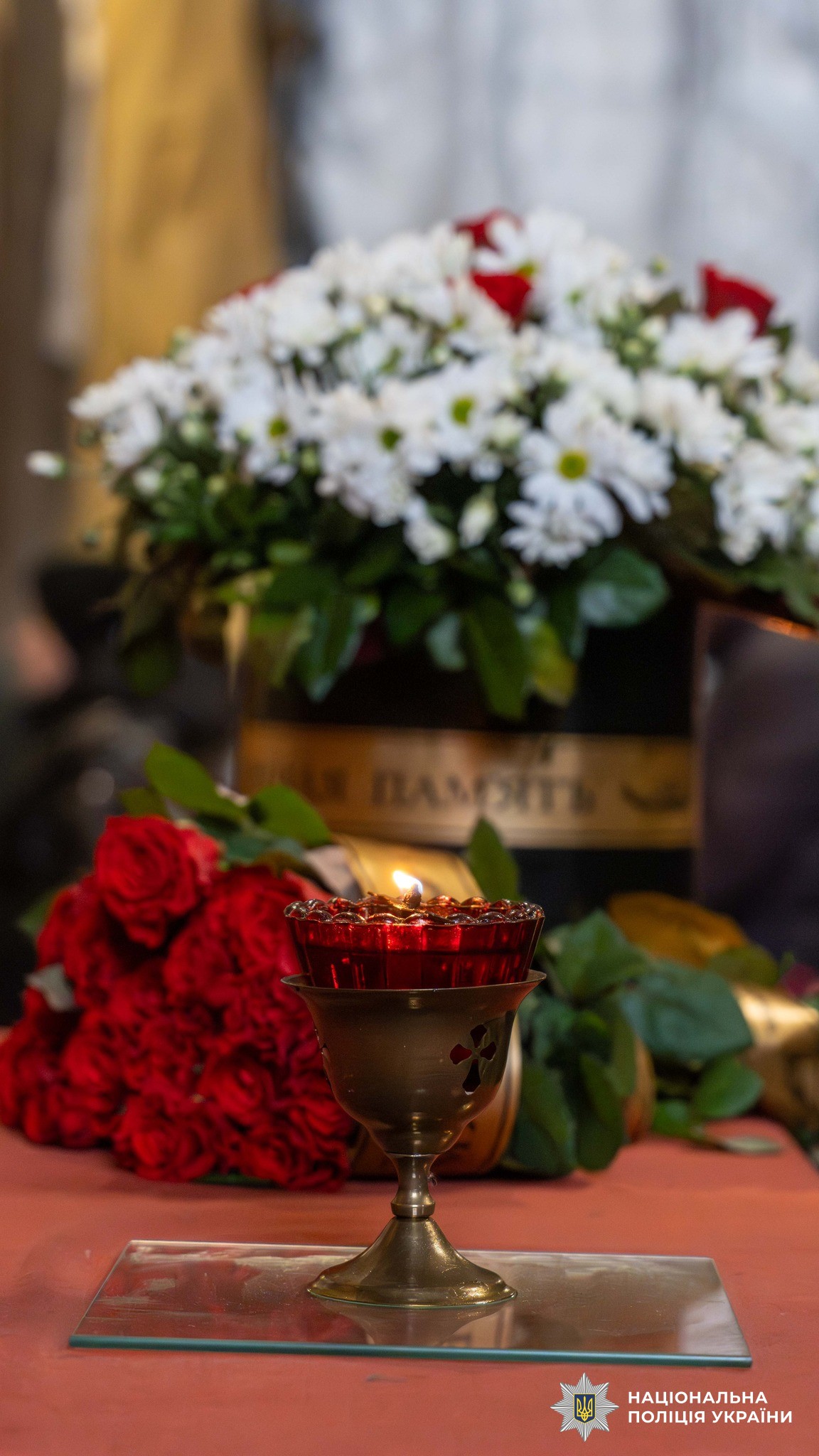 На Львівщині вшанували пам’ять Героїв-поліцейських Степана Левандовського та Олександра Ільницького, які загинули, захищаючи Україну