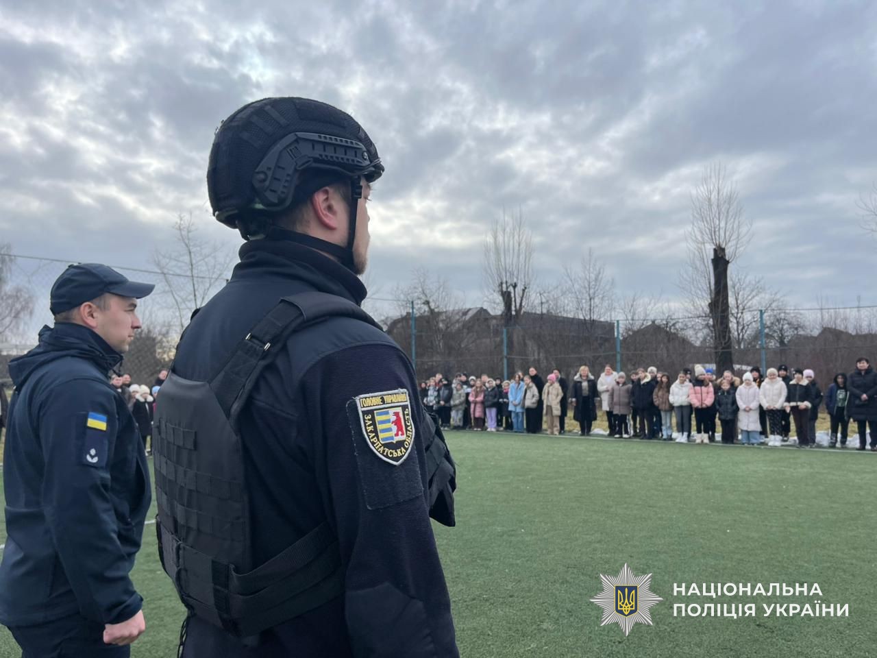 На нвчаннях з евакуації, пройшли у навчальних закладах області, діти відпрацьовують алгоритми