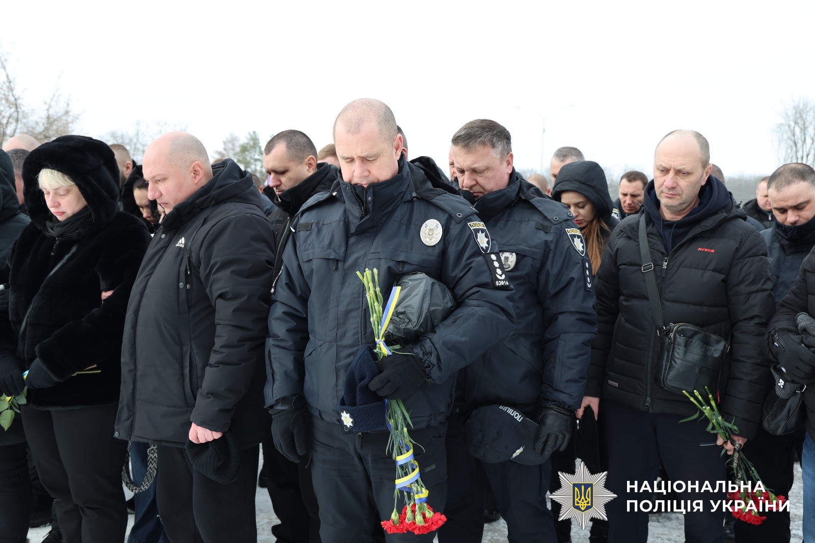 Учасники траурного заходу