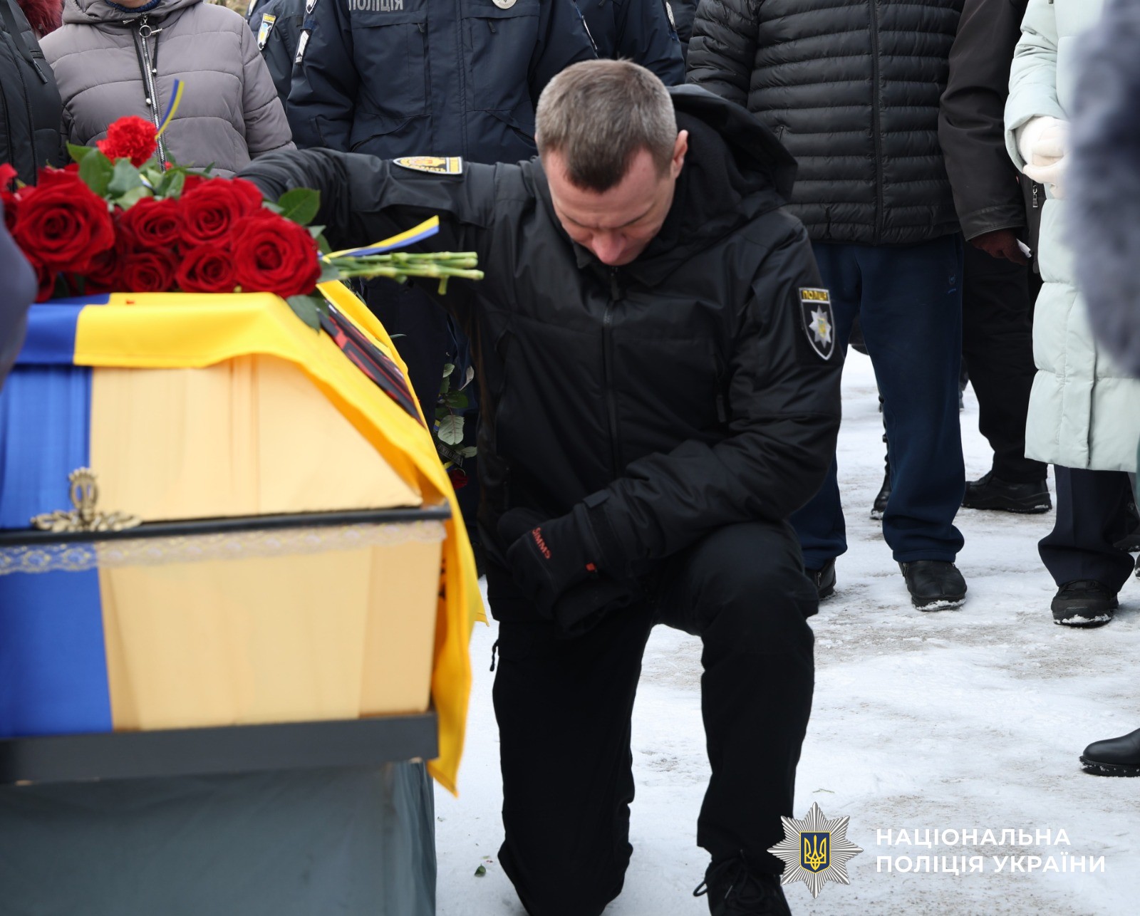 Учасники траурного заходу