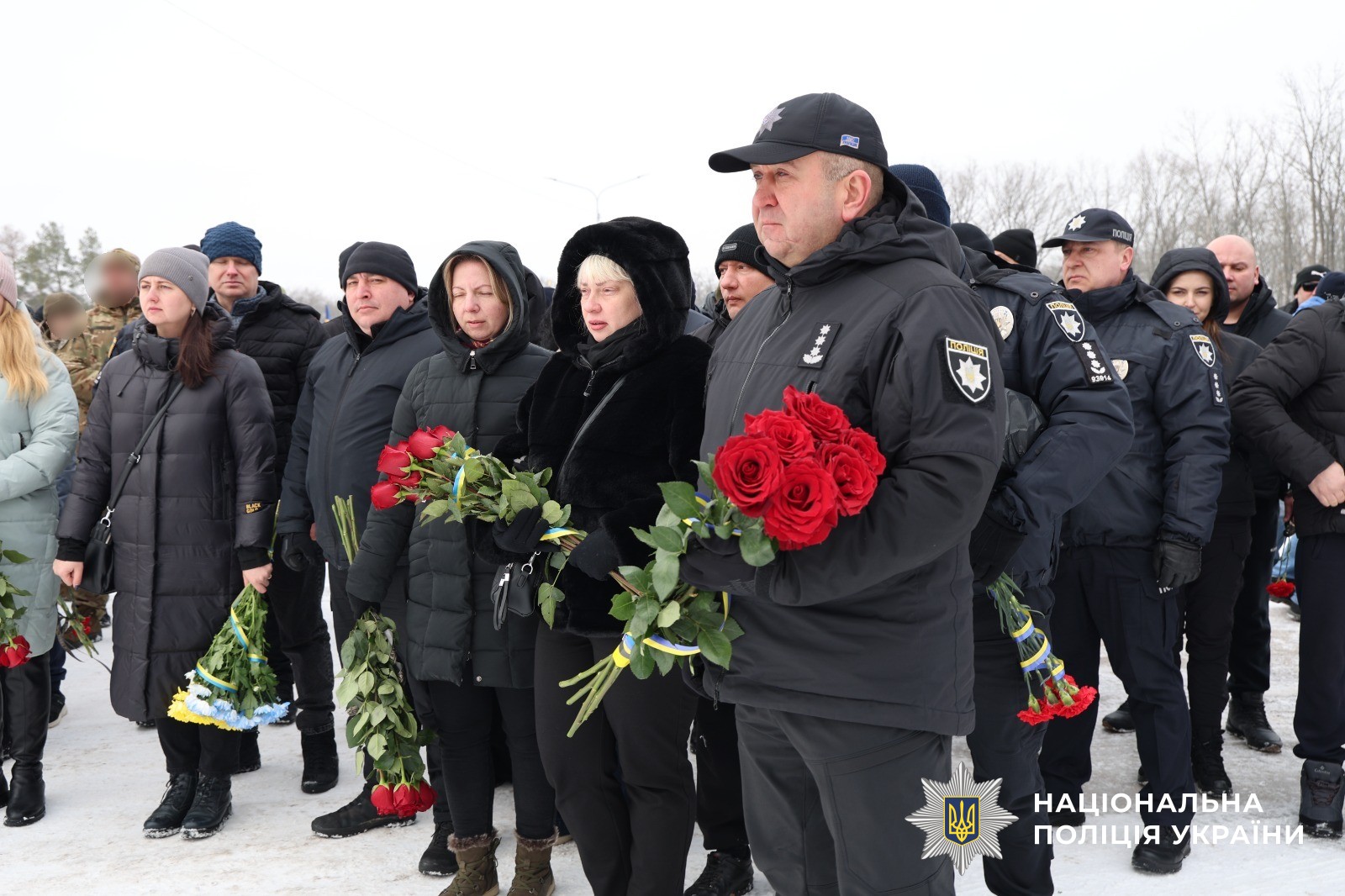 Учасники траурного заходу