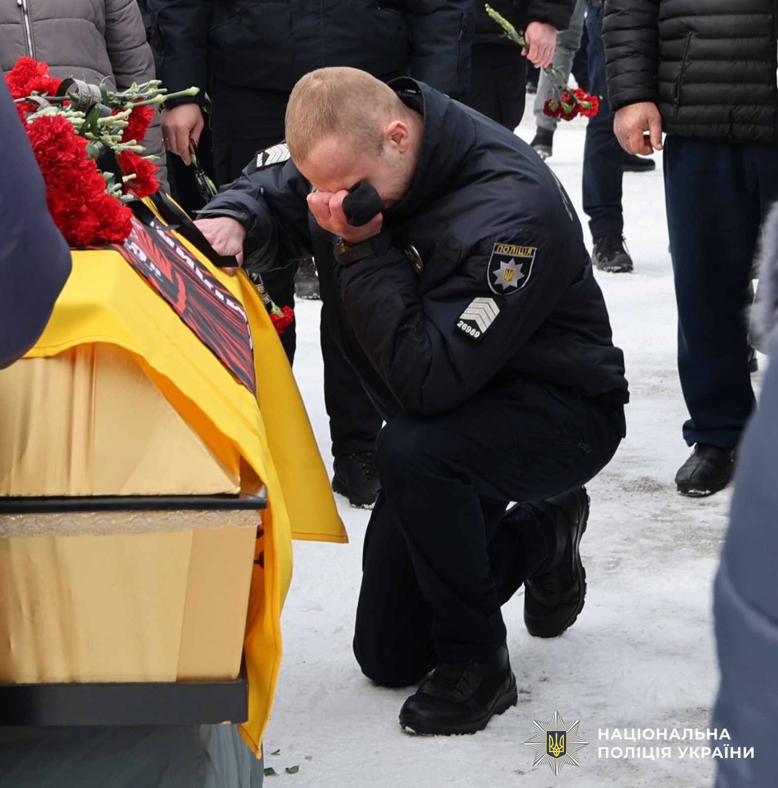 Учасники траурного заходу