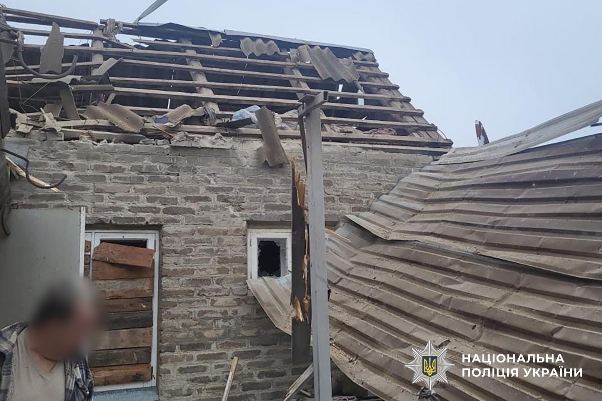 Пошкоджений будинок