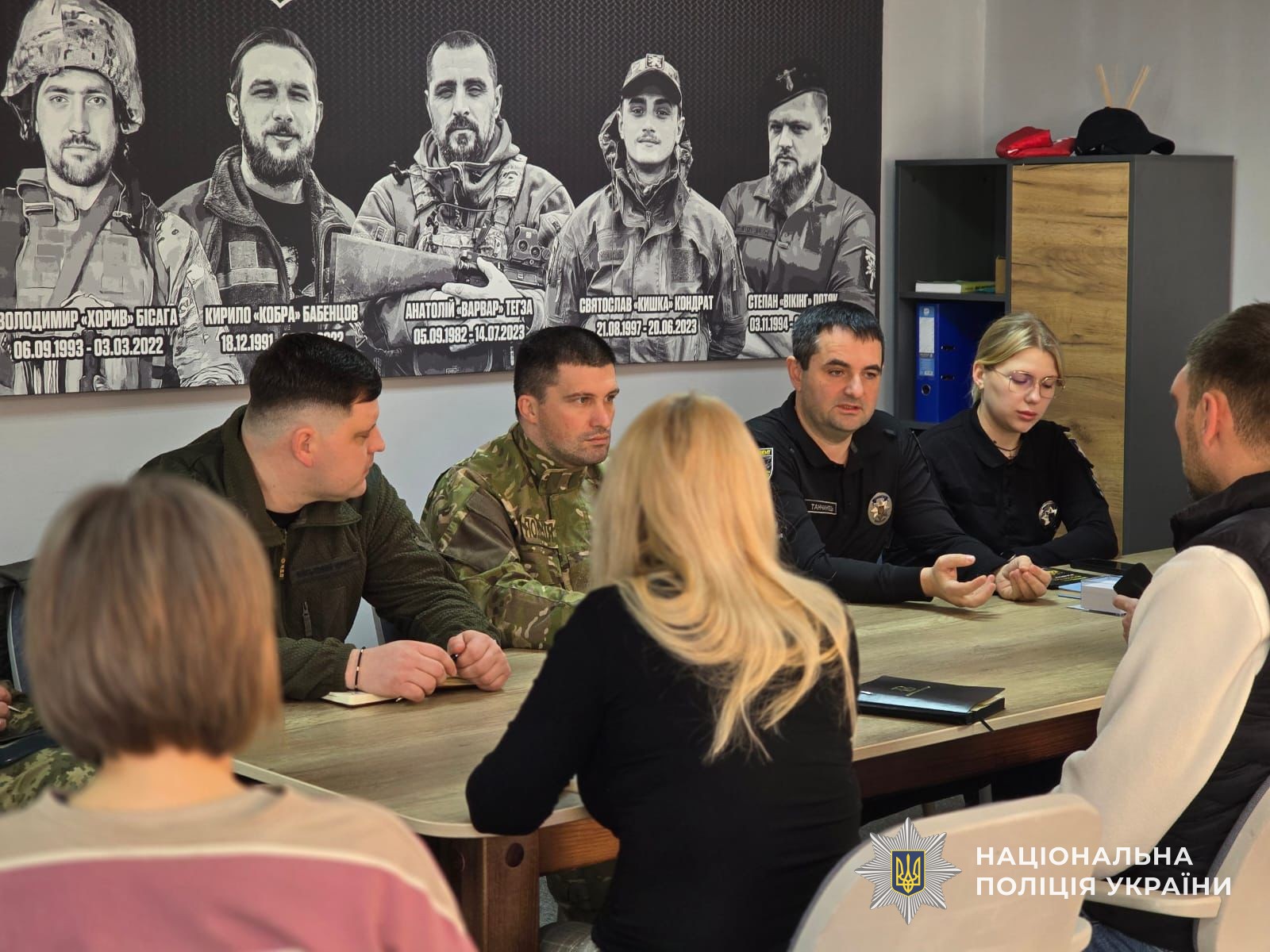 Поліцейські Закарпаття проводять зустрічі з ветеранами, військовими та їхніми родинами