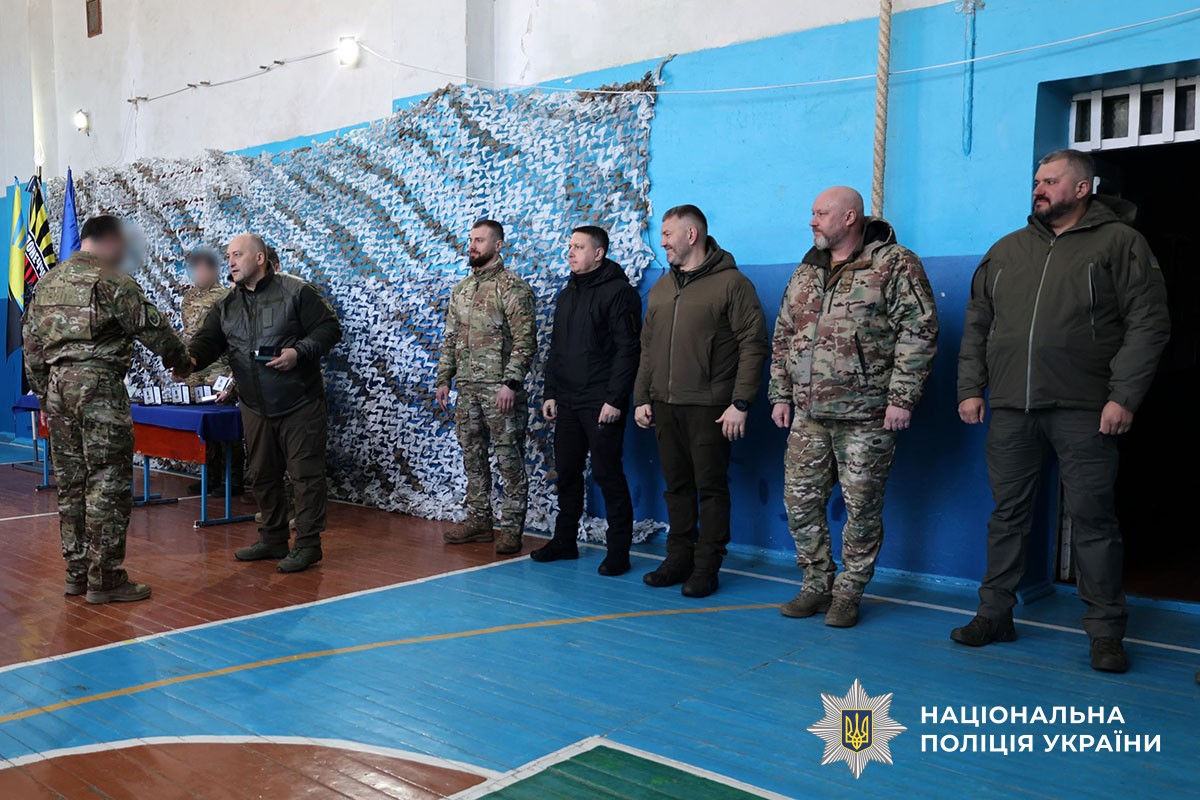 Нагородження бійців стрілецького батальйону поліції Донеччини