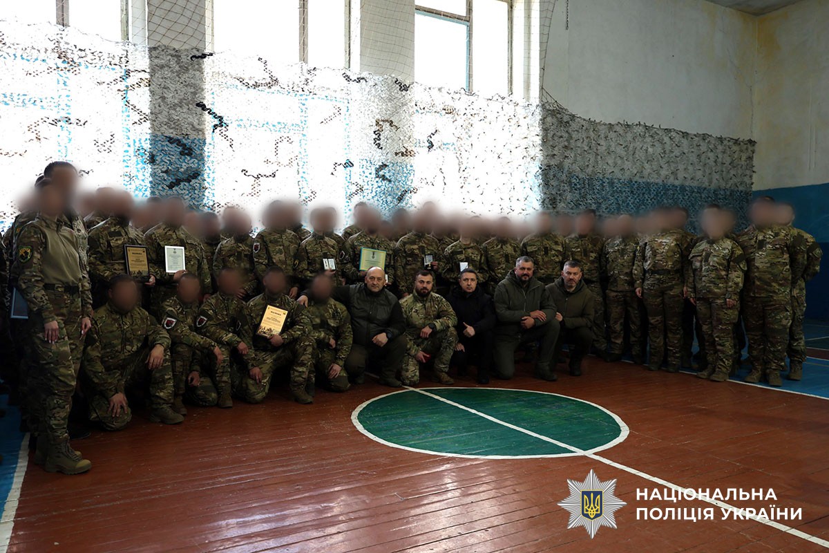 Нагородження бійців стрілецького батальйону поліції Донеччини