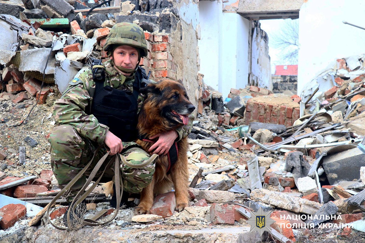 Кінологи з собаками