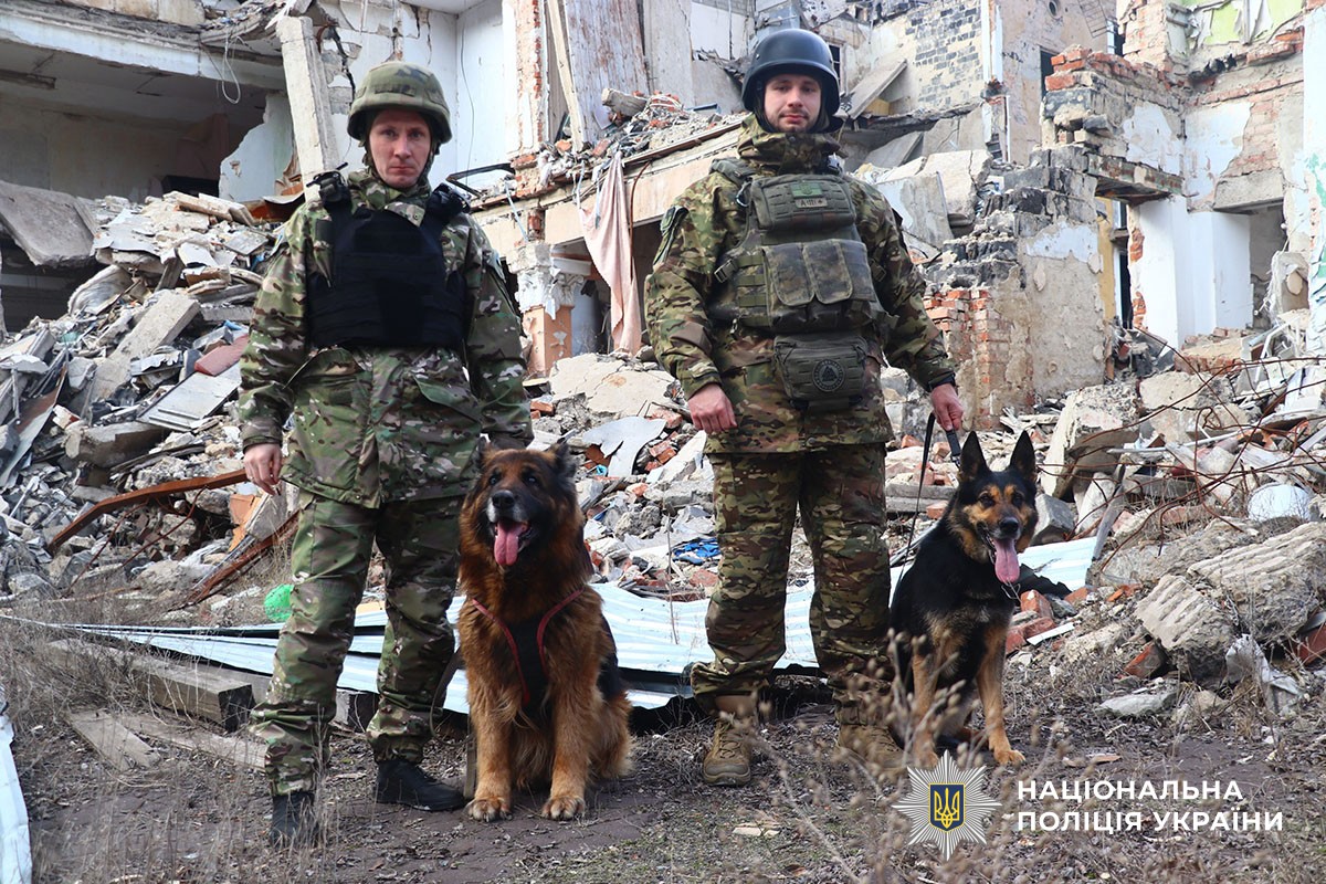 Кінологи з собаками