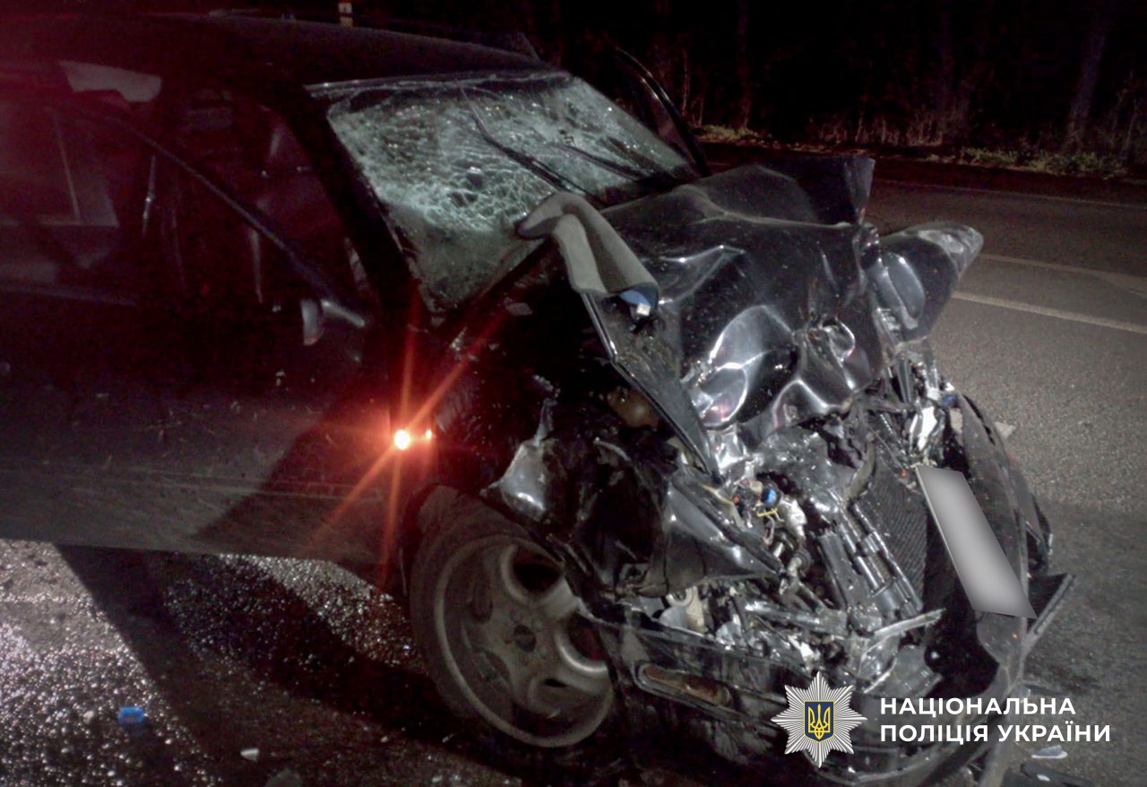 У ДТП на Полтавщині травмовано двоє дорослих та двоє дітей: поліція розпочала розслідування