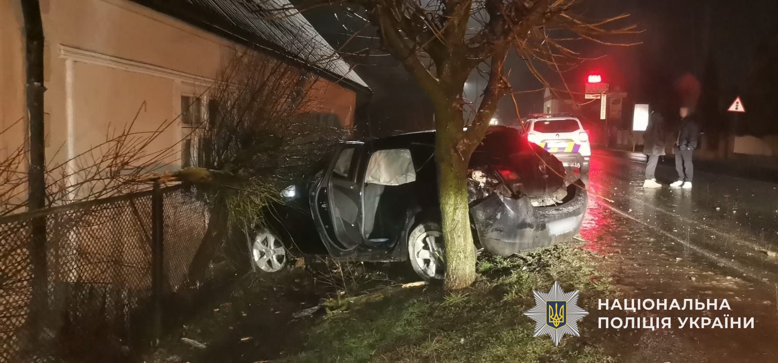 Місце ДТП у Буштині