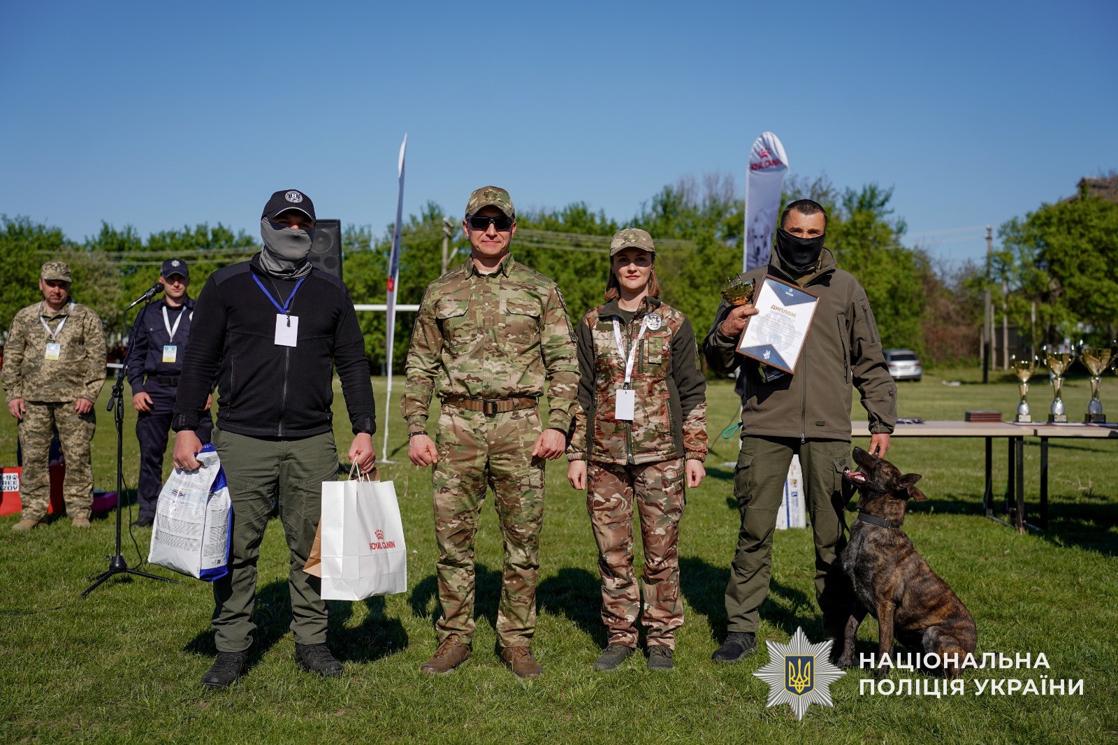 Нацполіція провела Всеукраїнські змагання серед кінологів зі службовими собаками Сил безпеки та оборони
