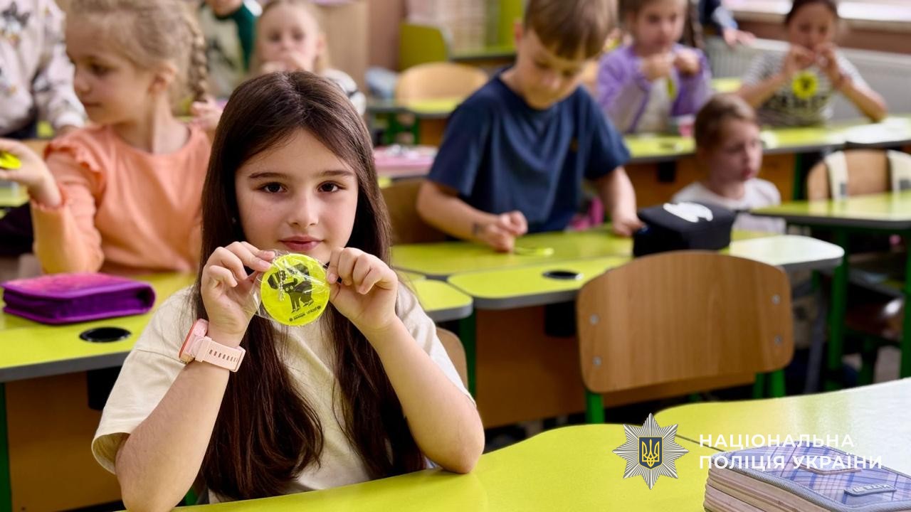Співробітниця ювенальної превенції Тетяна Гарапко проводить заняття щодо правил безпечної поведінки під час літніх канікул